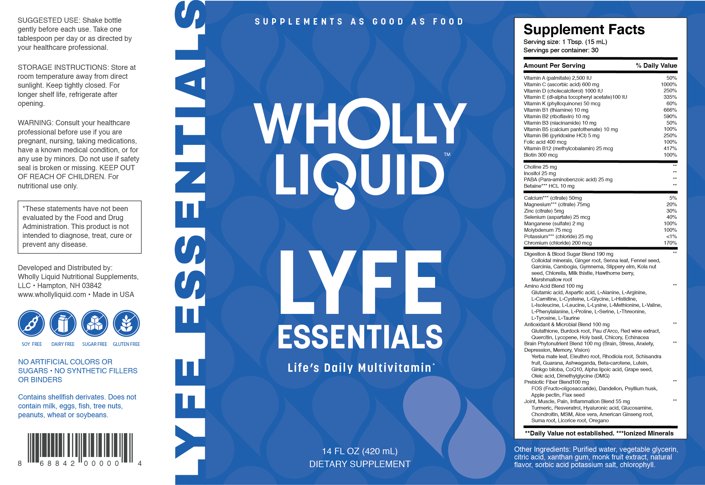 Lyfe Work2 Lyfe Essentials – Wholly Liquid